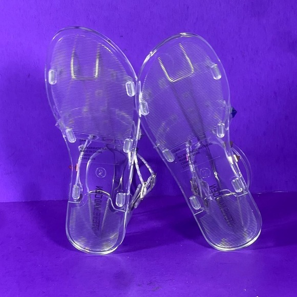 Steve Madden Kids Jjam Clear Jelly Sandals Shoe Size 2 - Picture 7 of 8